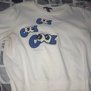 Long sleeve crop sweater